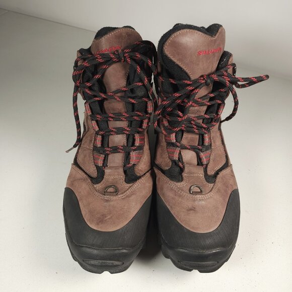 SALOMON Brown Contagrip Thinsulate Clima Dry CX 9 Boots Hiking Outdoor Size 11.5 main image 12